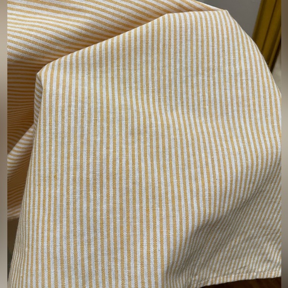 NWT J.NNA Women’s Summer A-line dress. Yellow and white stripes. Size 1XL - Picture 4 of 4